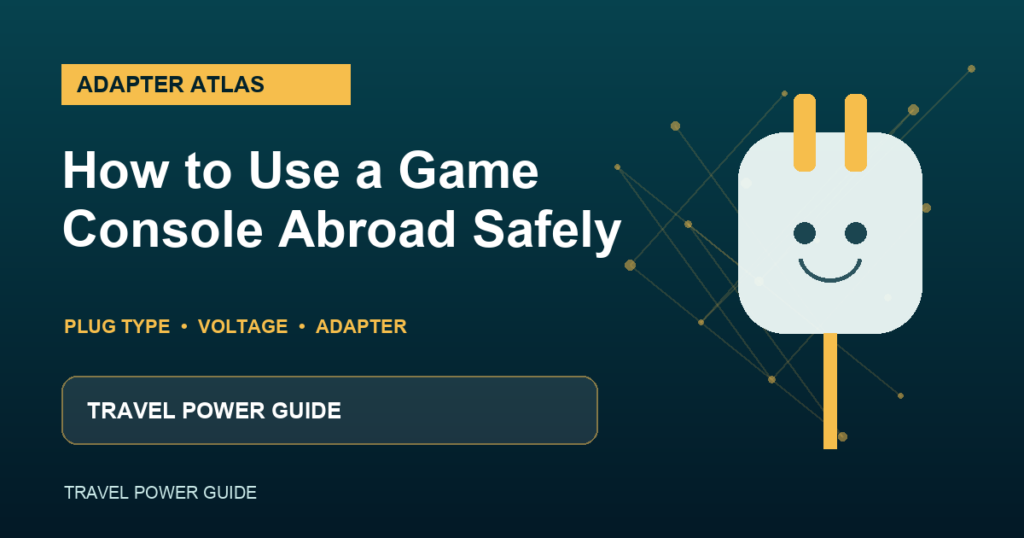 use a game console abroad guide featured image