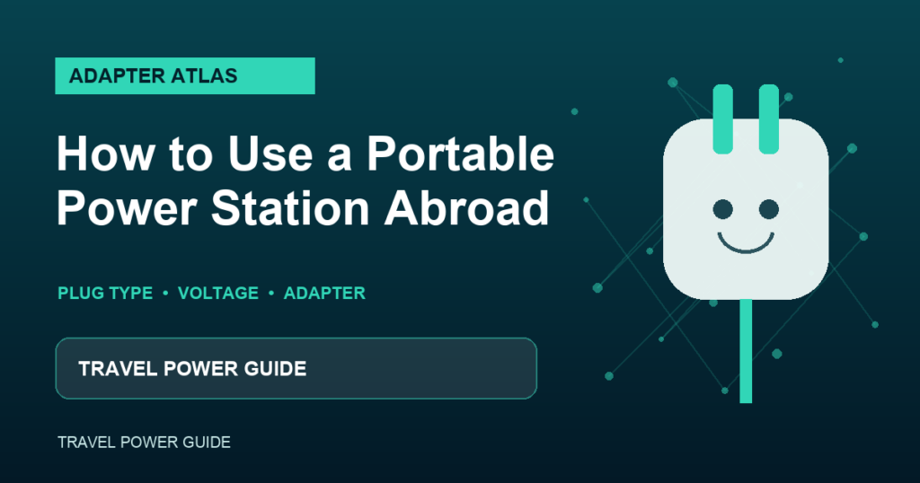 use a portable power station abroad guide featured image
