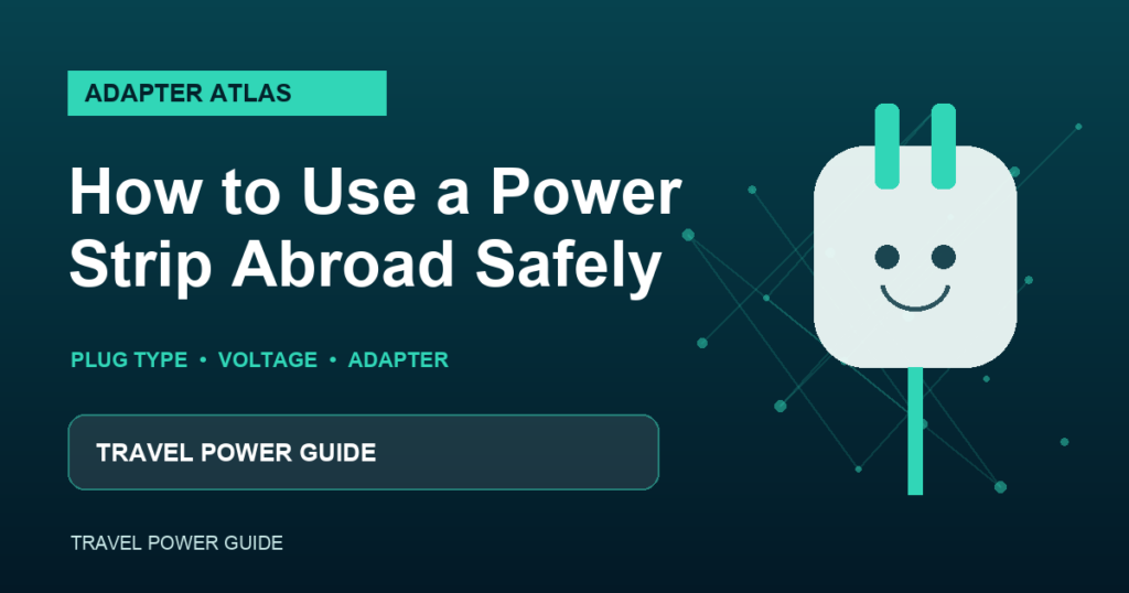 use a power strip abroad guide featured image