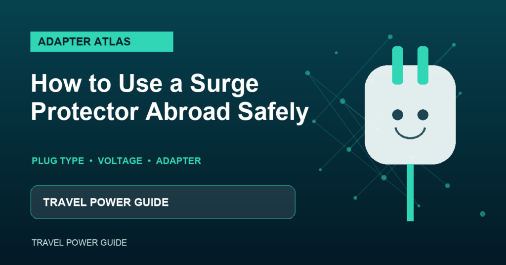 use a surge protector abroad guide featured image