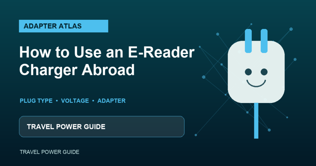 how to use an e reader charger abroad guide featured image