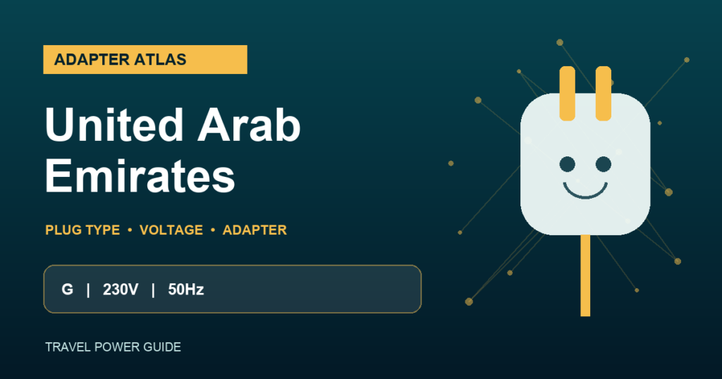 United Arab Emirates plug type voltage guide featured image